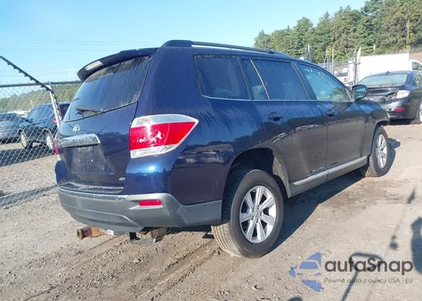 2012 Toyota Highlander Se V6 из США, поврежденный, VIN 5TDBK3EH6CS104416